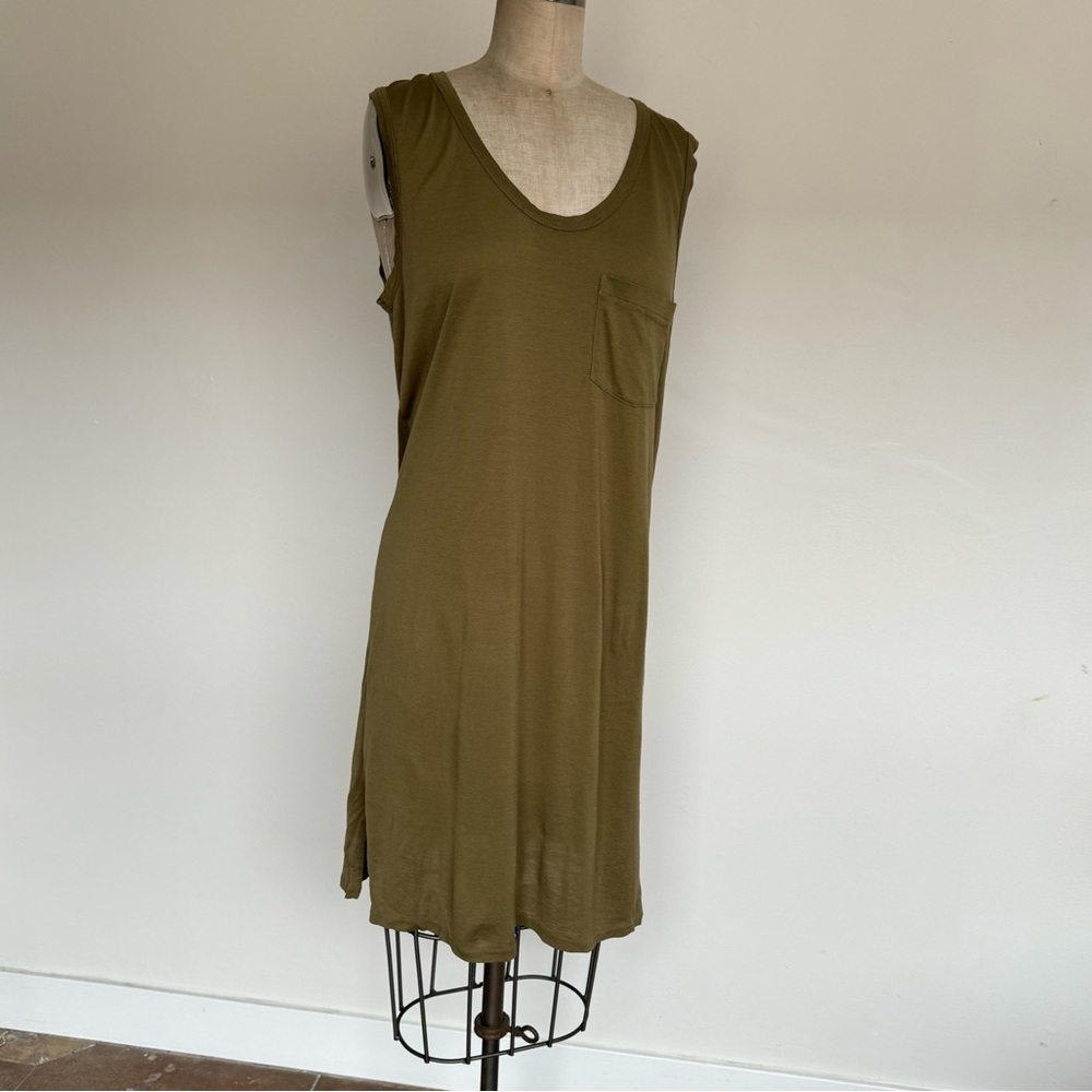Olive Green J.Crew Tank Dress
